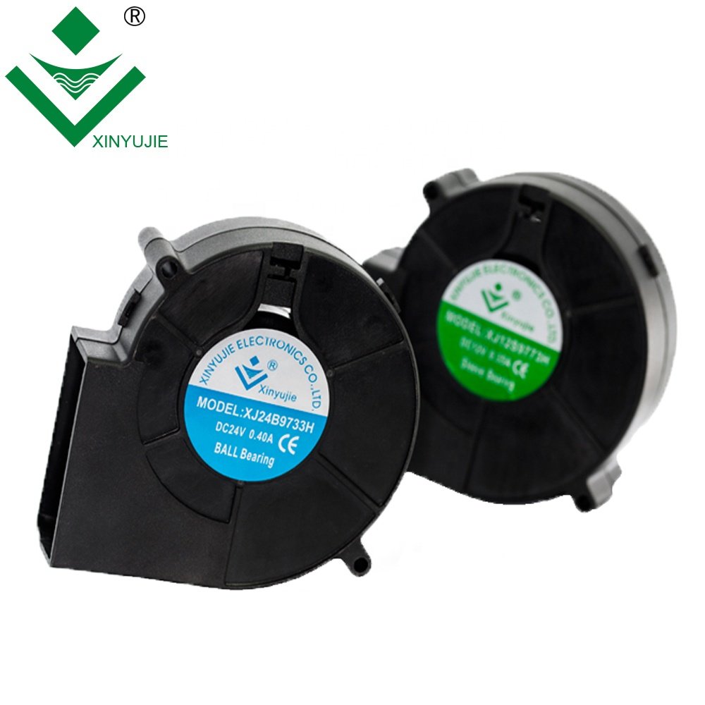 Xinyujie 9733 5v 12v 24v Centrifugal Blower Fan Barbecue Oven Cabinet 5500rpm Turbine Blower 97x95x33mm