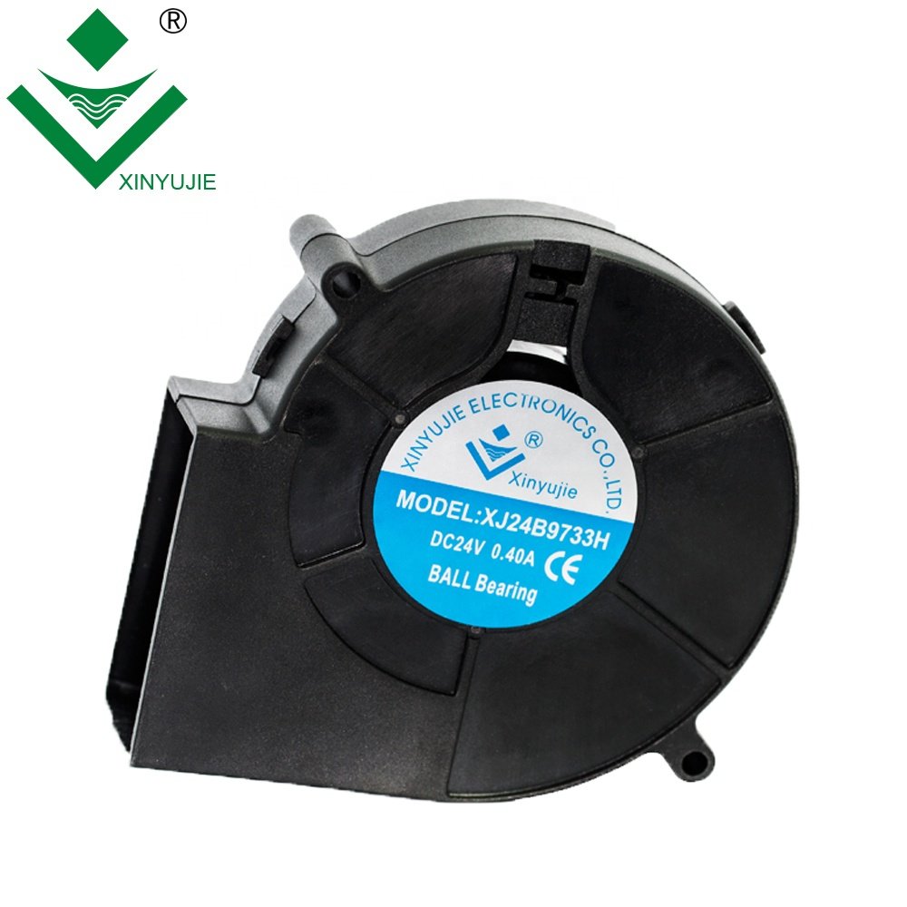 Xinyujie 9733 5v 12v 24v Centrifugal Blower Fan Barbecue Oven Cabinet 5500rpm Turbine Blower 97x95x33mm