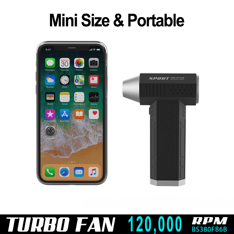 CROSSGUN 1200000RPM Mini Turbine Jet Fan Electric Industrial Air Duster Cleaner Rechargeable Handheld Ventilation Blower