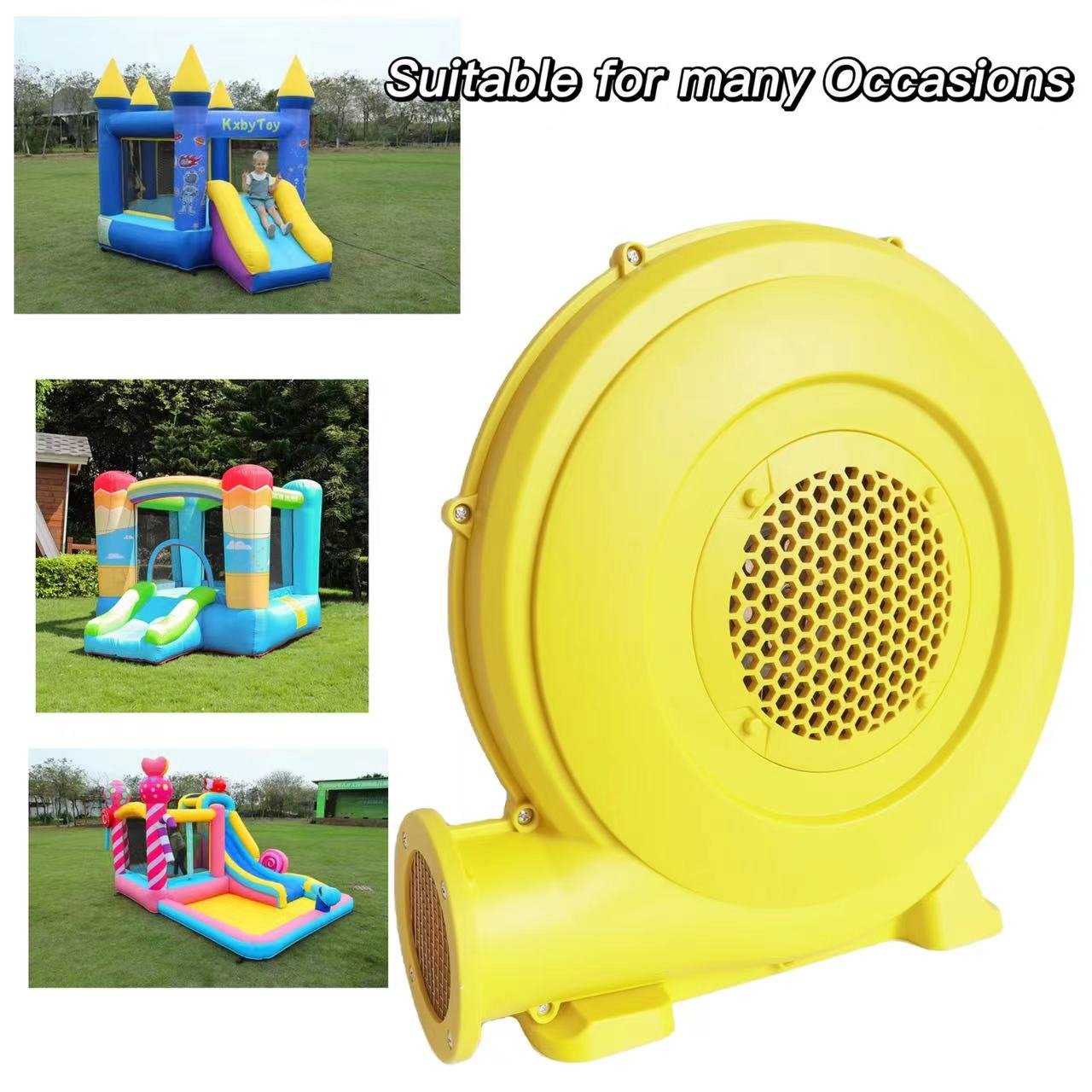680W Air Blower Fan Centrifugal Fan Blower for Inflatable Bounces House Bouncy Castle Barbecue