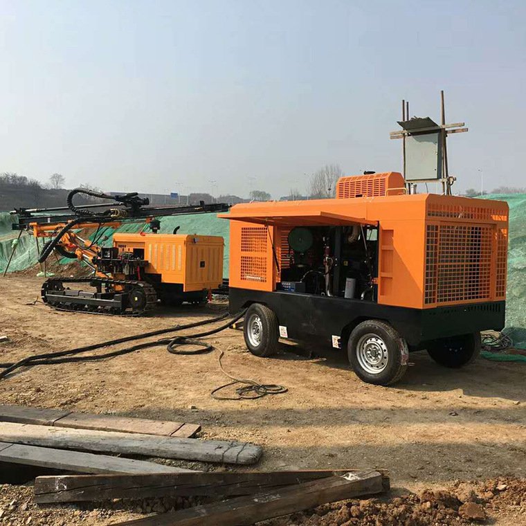 STARS KSCY-425/10 Compressor 600 Cfm Air Compressor Diesel Wheeled Air Compressor