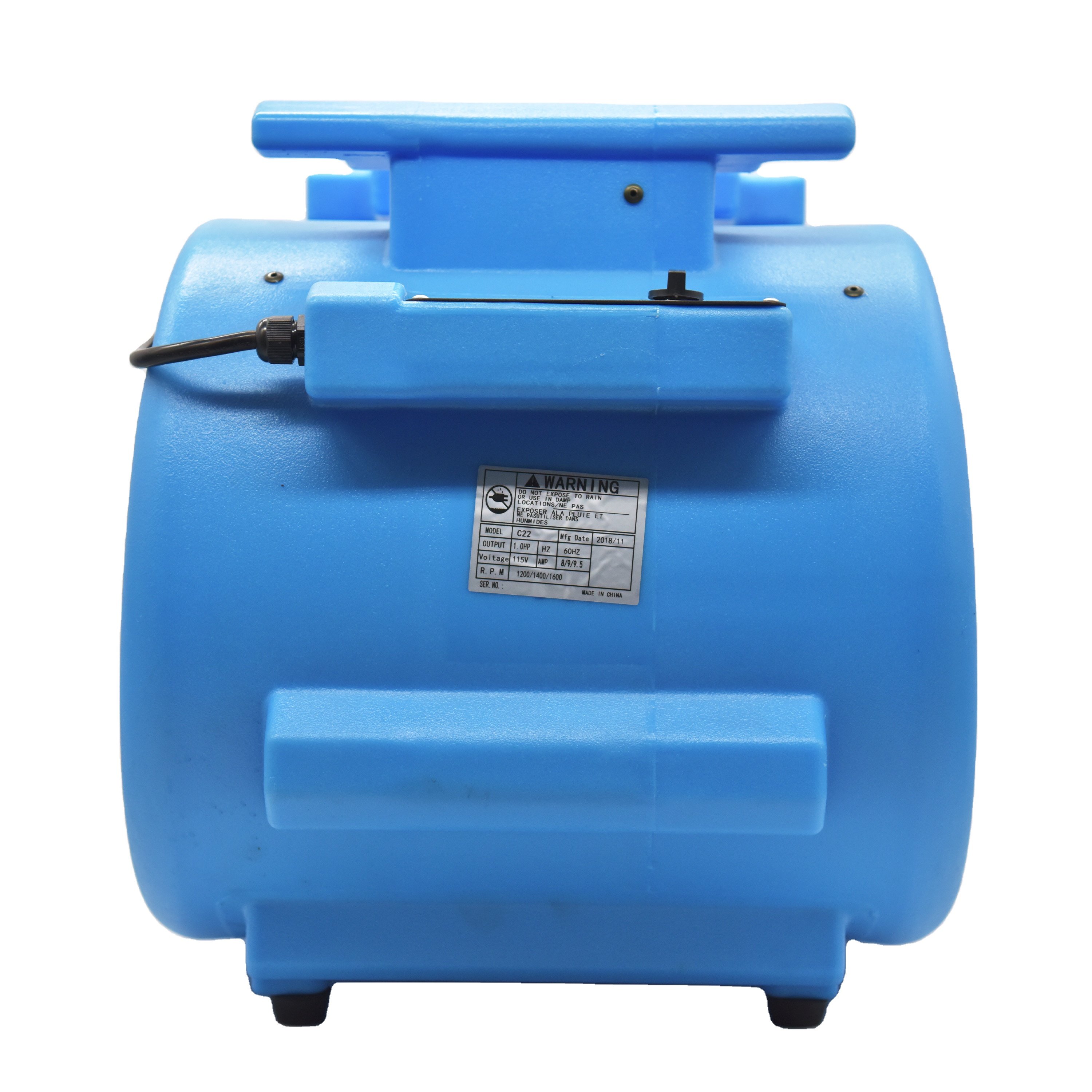 High Velocity Super Fan Max Air Mover Floor Fan Cleaning Water Damage Restoration Floor Blower Fan