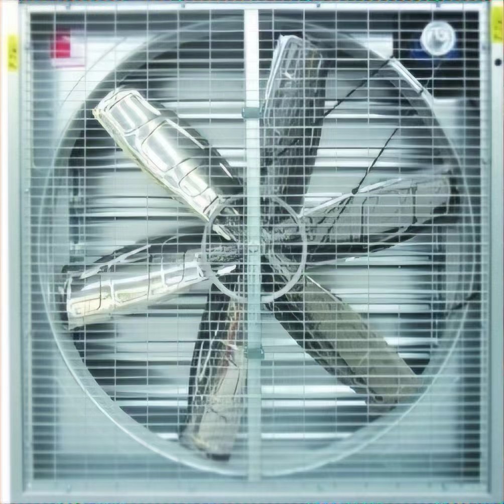 Poultry Farm Exhaust Fan Refrigeration Equipment Type for Heavy Hammer Weight Balance Type Fan Stainless Steel AC Duct Fan 380v