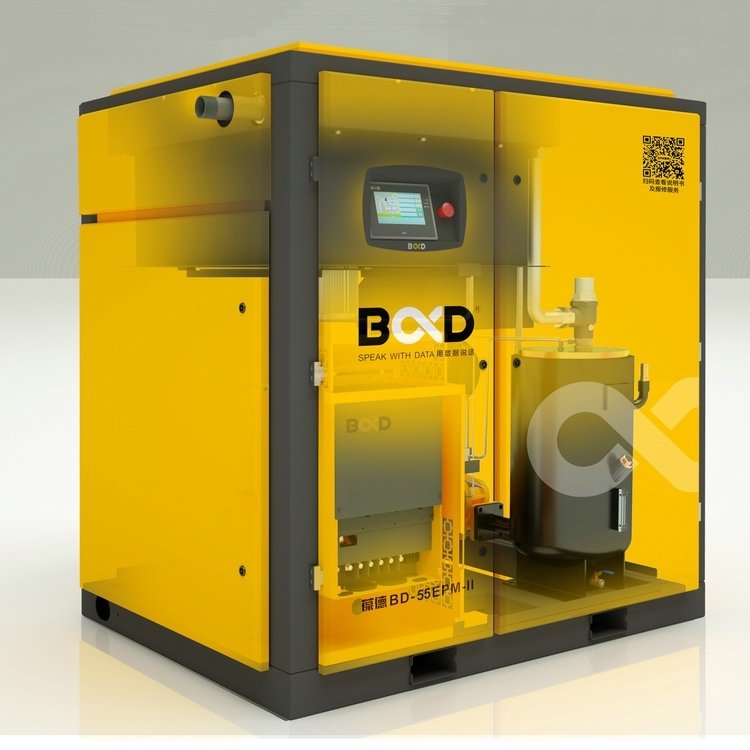 BD Two Stage Screw Air Compressor 90KW 45/55/75/110KW 2 Stage Vfd air Compressor Double Stage Compression Screw Air Compressor
