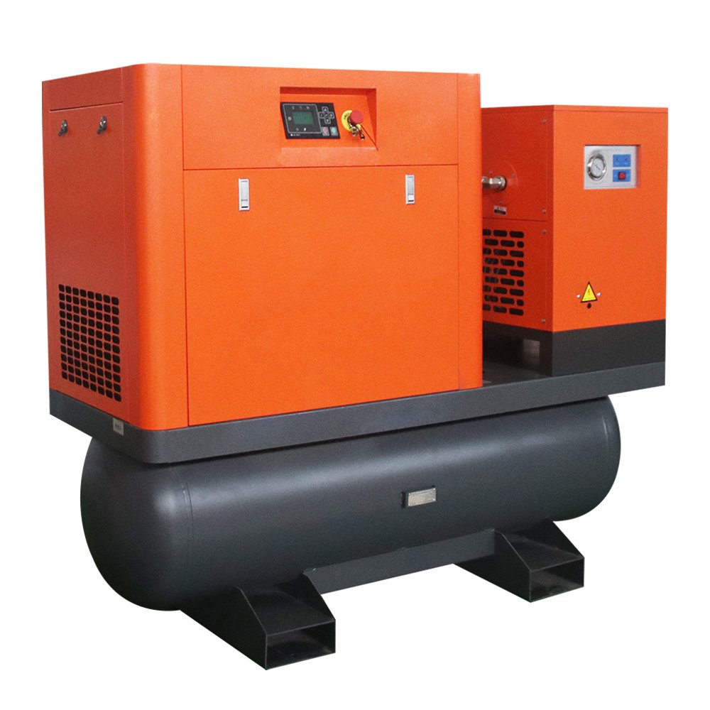 Special All in One Integrated 11kw 15hp Combined FSD Screw Air Compressor with Tank and Dryer and Precision Filter