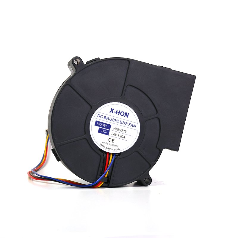 9733 Turbo Blower DC Brushless 5V 12V 24V Cooler Sleeve & Dual Ball Centrifugal Exhaust Fan 2PIN USB 97x94x33mm BBQ Fan