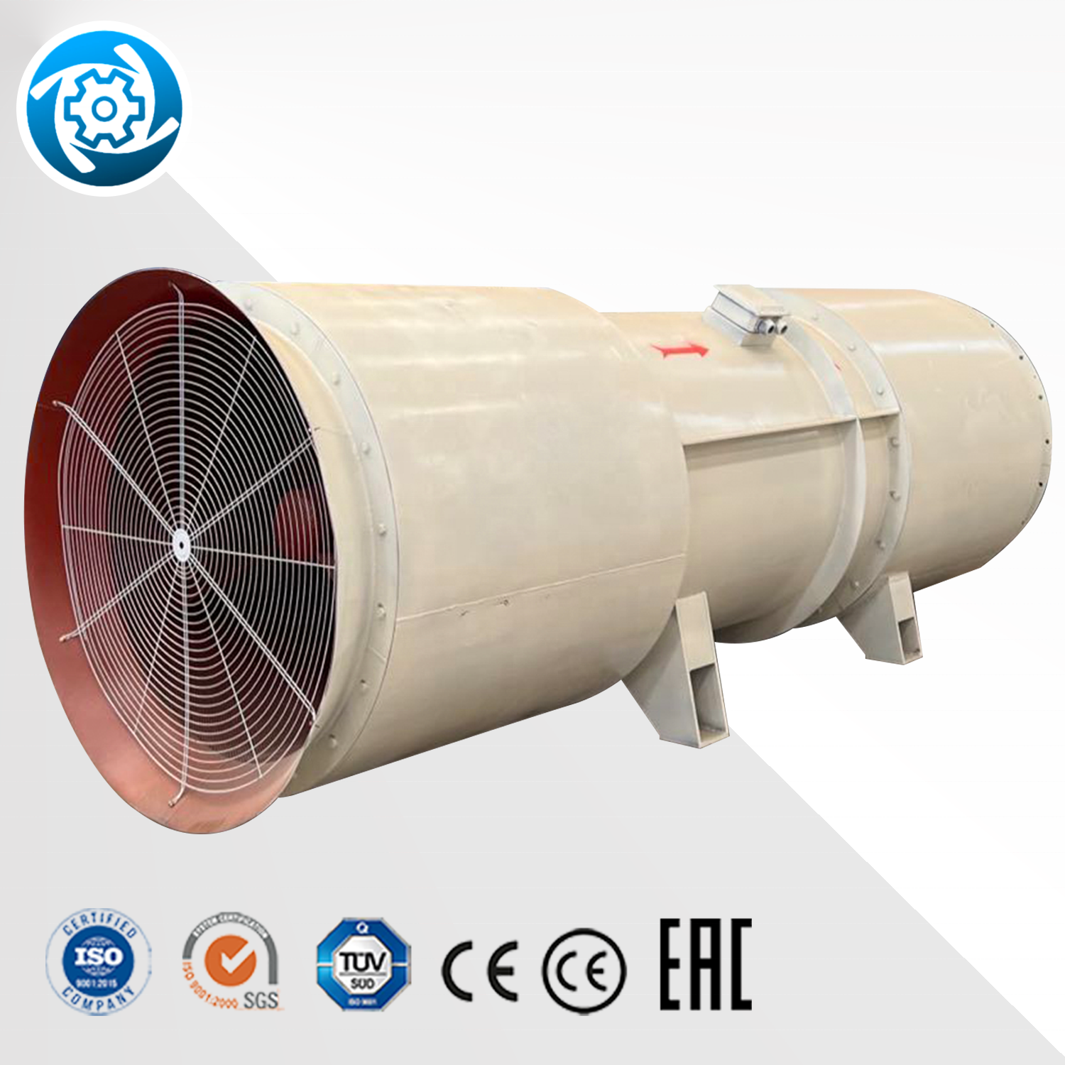 Dal8-55 Industrial High Axial Tunel De Viento Molybdenum Mining Small Wind Tunnel Fan
