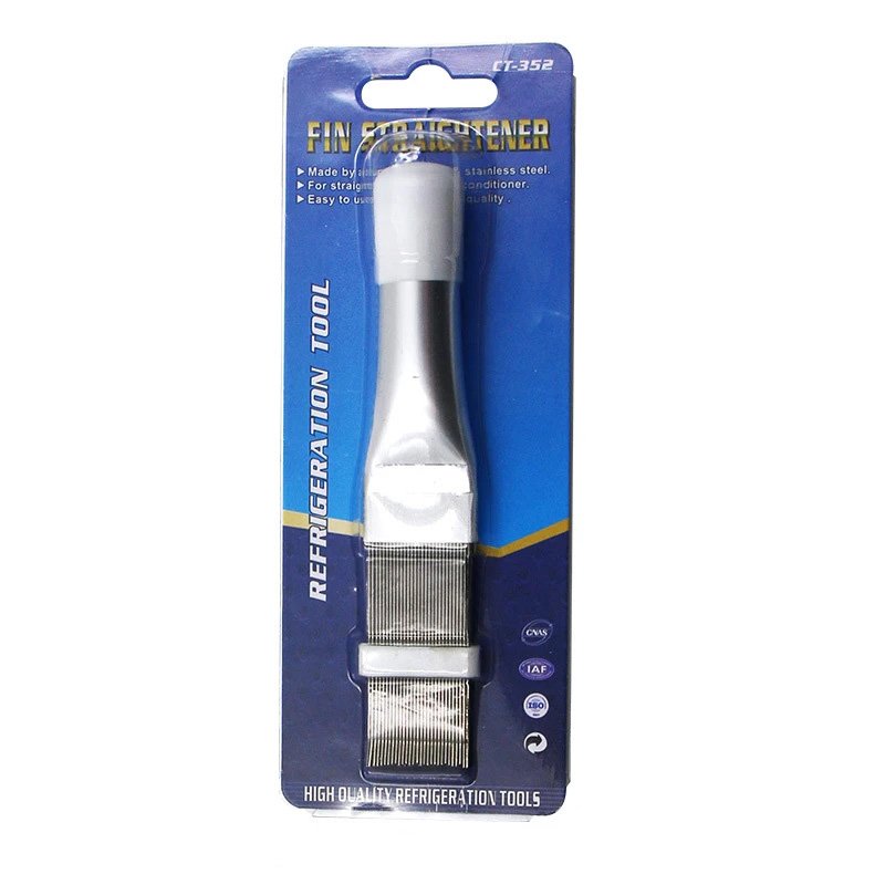 Air Conditioning Fin Cleaning Comb Stainless Steel Fin Straightener Brush Air Conditioner Blade Condenser Radiator Cleaning Tool