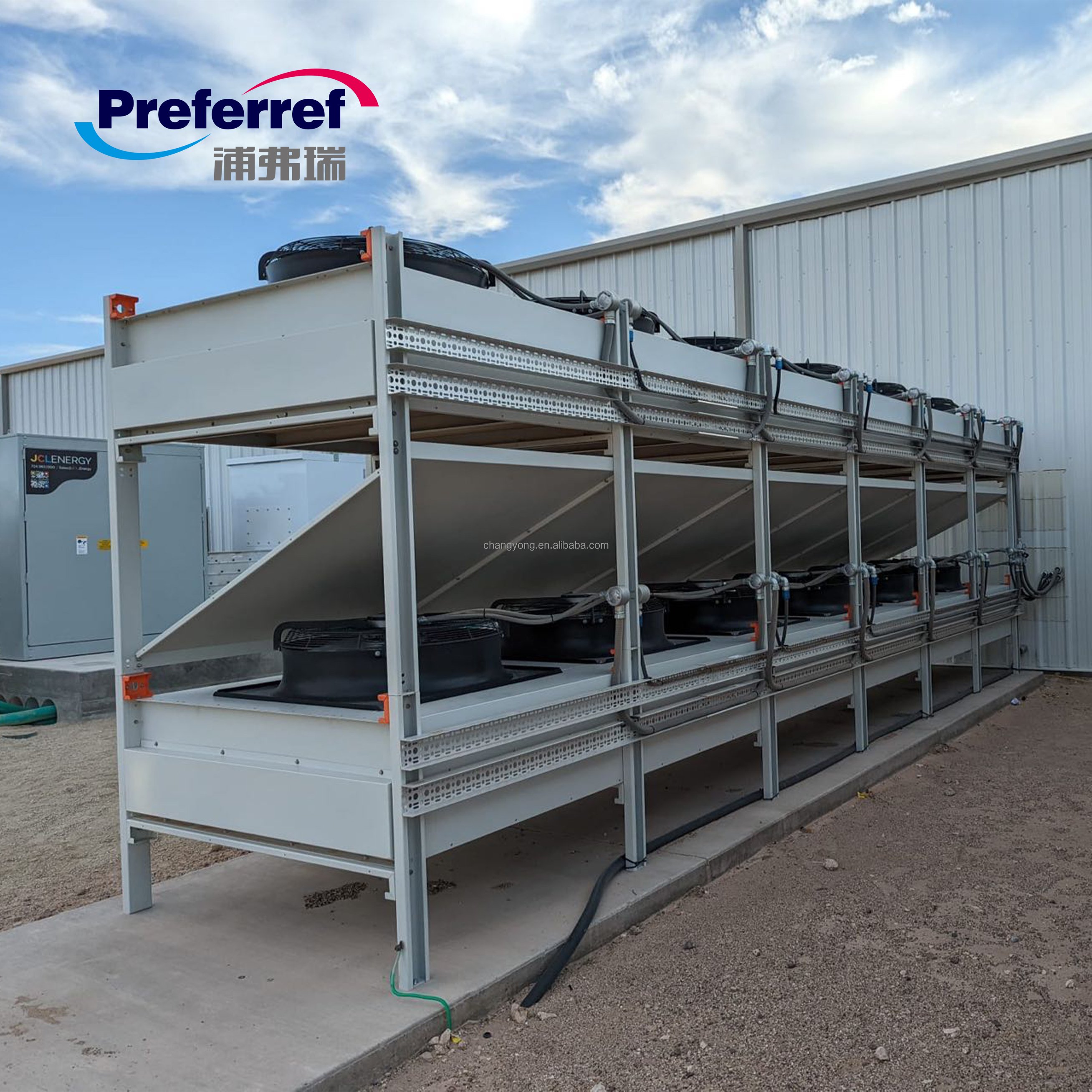 2025 Top Product Industrial Unit Cooler air Cooled Condenser Adiabatic Cooler Dry Cooler for Power Plant