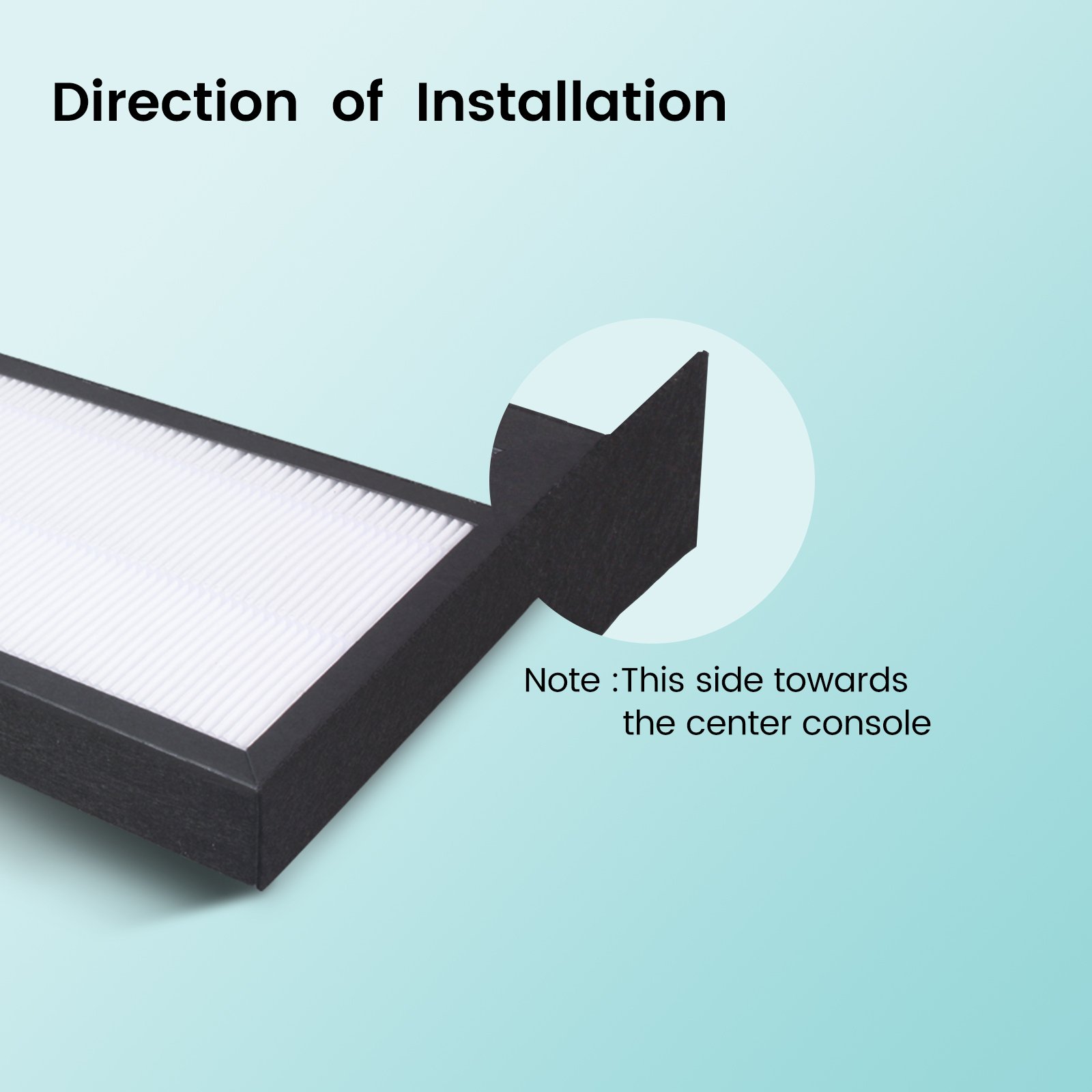 Factory OEM/ODM Model 3 Model Y Cabin Air Filter HEPA Replacement Filter Activated Carbon Tesla Accessories for 2016-2024