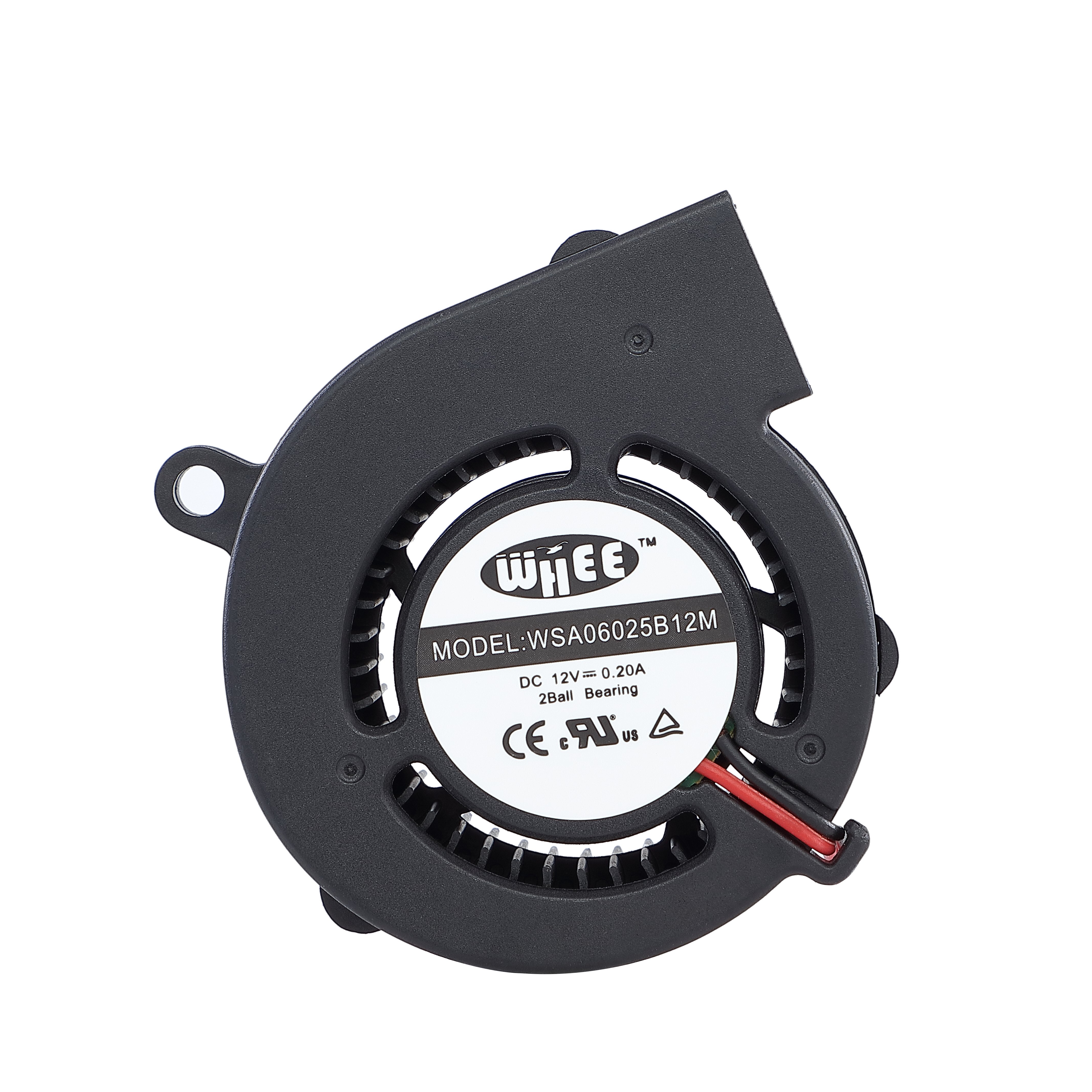 DC Centrifugal Air Blower Cooling Fans 5v 12v 60mm Axial Flow Ventilator WHEE 6025 Electric Mini Air Blower Fan 60x60x25mm