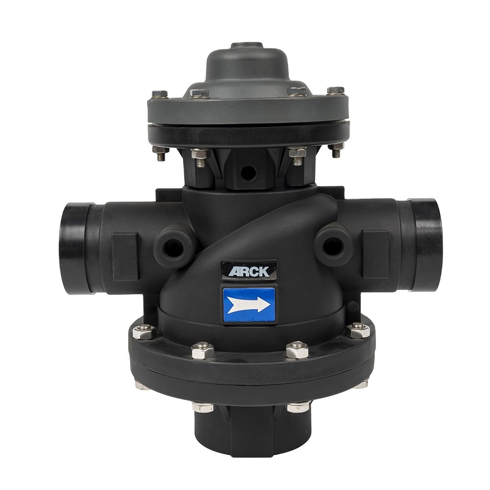 High Quality Backflushing Dedicated Water Valve Automatic Backwash 3 Way Two Chamber Hydraulic Control Valve for Filter System