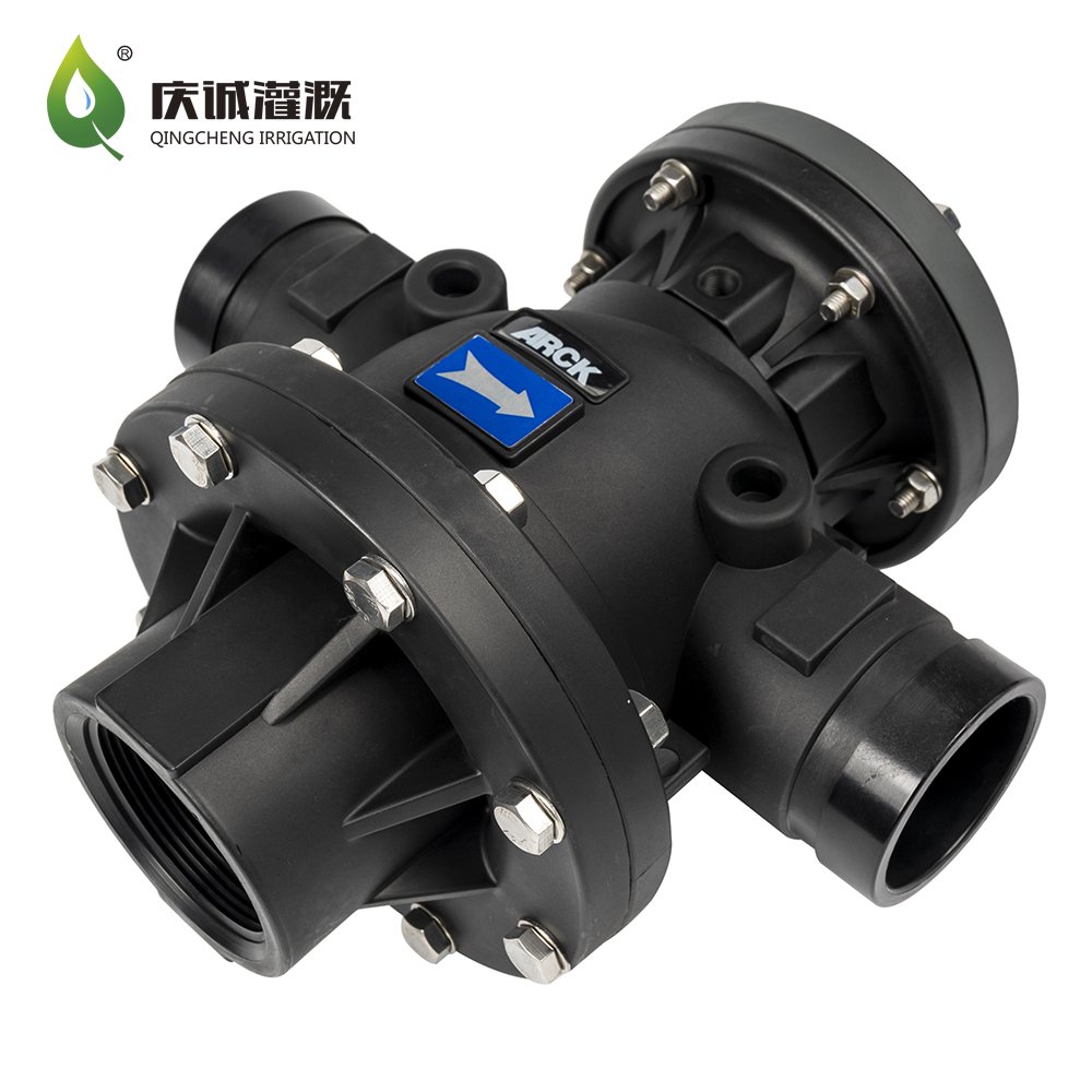 High Quality Backflushing Dedicated Water Valve Automatic Backwash 3 Way Two Chamber Hydraulic Control Valve for Filter System