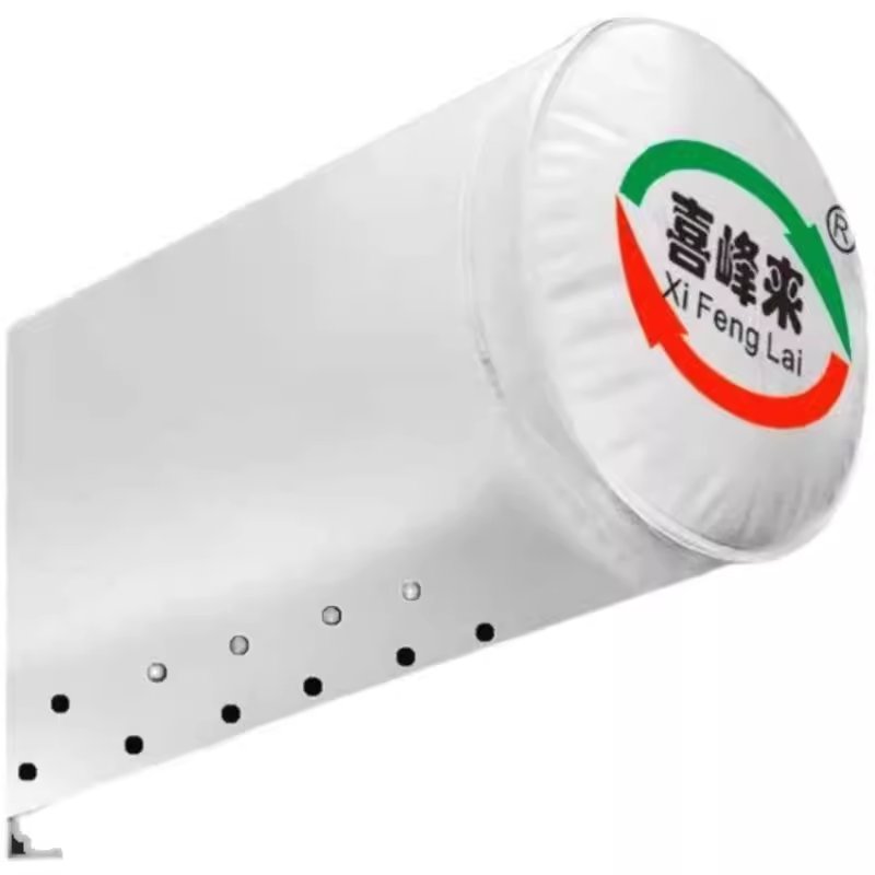 Contemporary Fabric Air Duct Industrial Heating System Hospitals Gyms Schools Laundries Halls Basements Staircases Dining