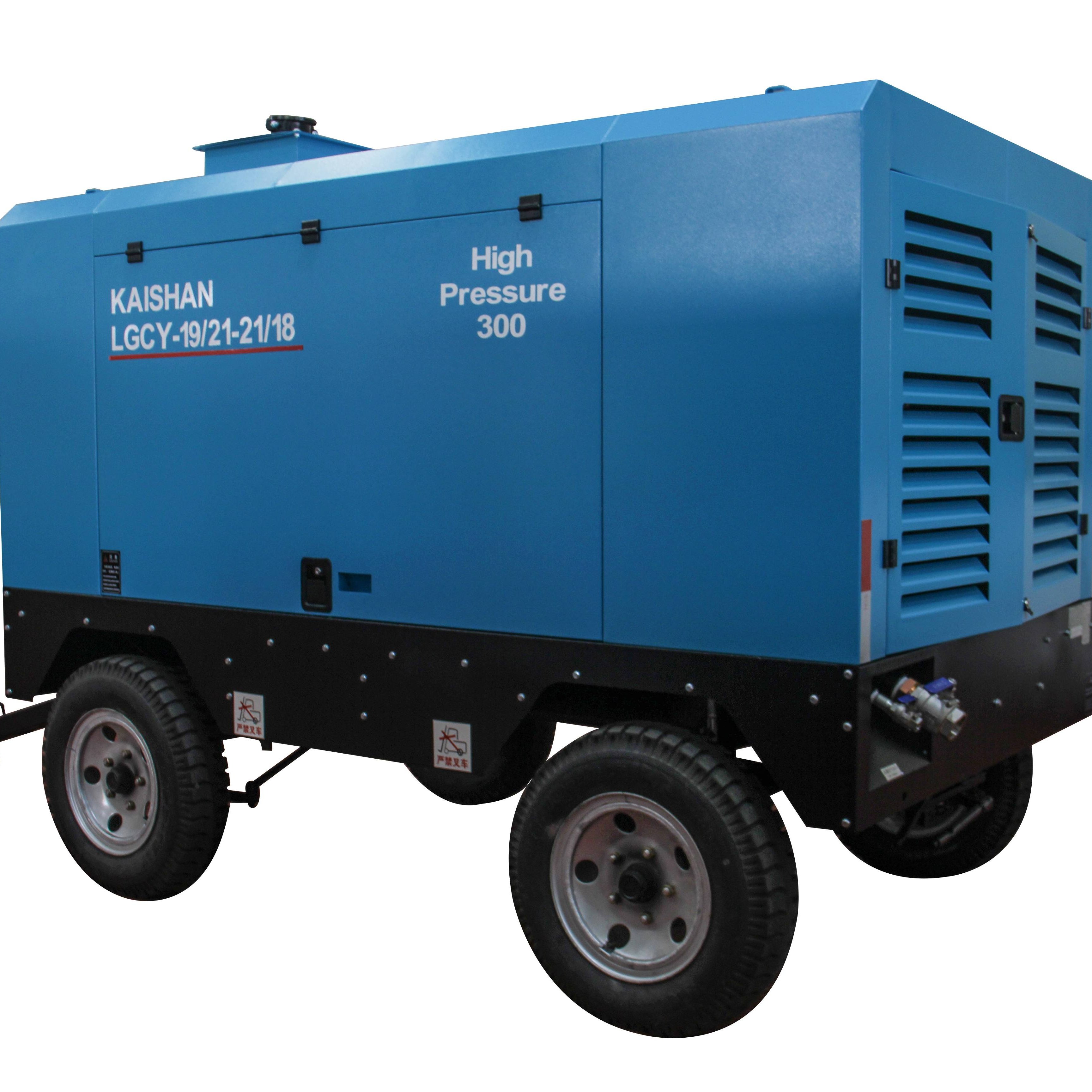 For Drilling Rig LGCY-19/21-21/18 Kaishan Diesel Portable Screw Air Compressor