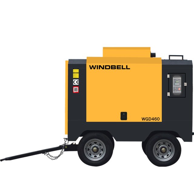 Factory Price Ingersoll Rand Diesel Portable Air Compressor for Mining