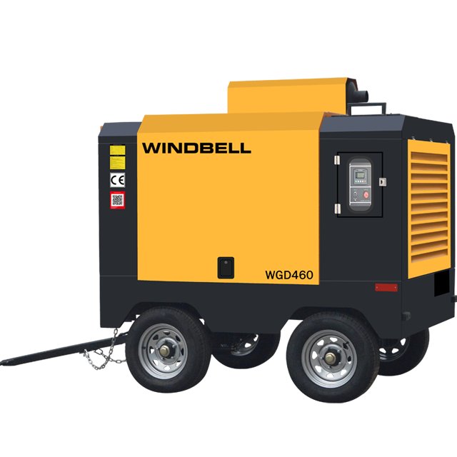 Factory Price Ingersoll Rand Diesel Portable Air Compressor for Mining