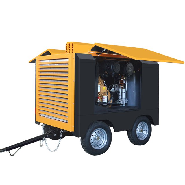 Factory Price Ingersoll Rand Diesel Portable Air Compressor for Mining