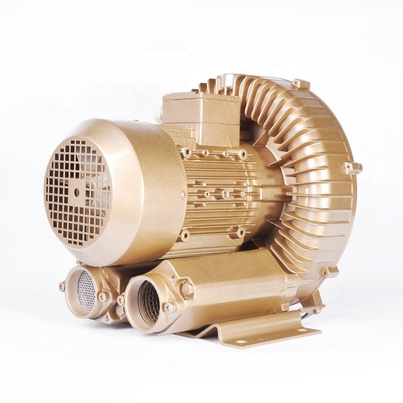 Greenco 2hp Fish Pond Oxygen Aerator Vortex Air Blower/ring Vortex Blower New Silver High Pressure OEM Cast Iron Aluminium HT-AR