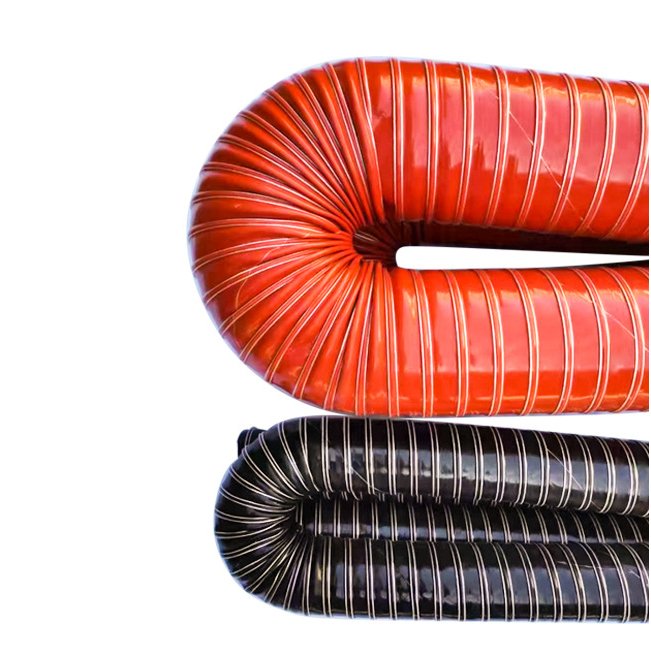 19mm-500mm High Temperature Air Ducting Silicone Flexible Hose Air Conditioning Type High With Steel Wire Reinforced