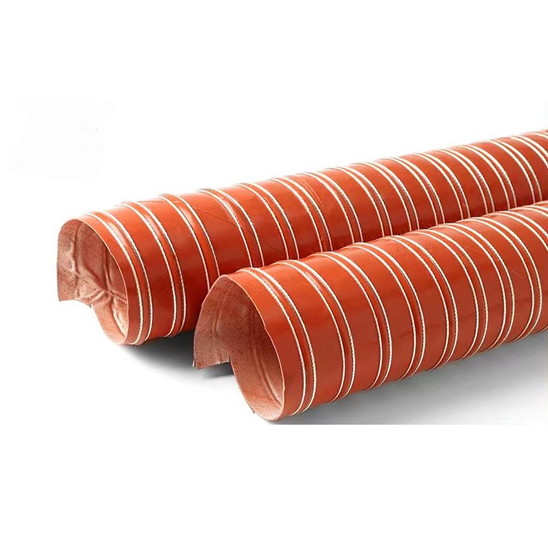 19mm-500mm High Temperature Air Ducting Silicone Flexible Hose Air Conditioning Type High With Steel Wire Reinforced