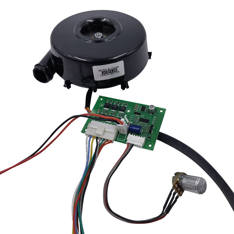 13075 24V Brushless Blower Fan Very Low Noise 42dB High Speed Centrifugal Blower for Sputum Evacuator
