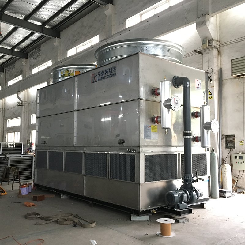 Metal Water Cooling Tower with Motor Fan Pump-Closed Loop System Core Components Essential