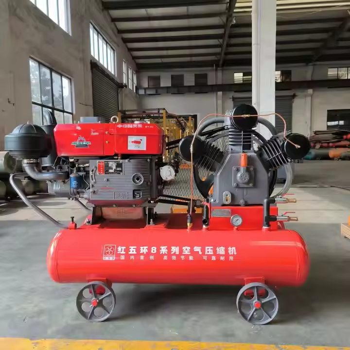 15kw Diesel Air-Compressor W3.0/5 380v 3 Cylinder Piston Air Compressor With Tank