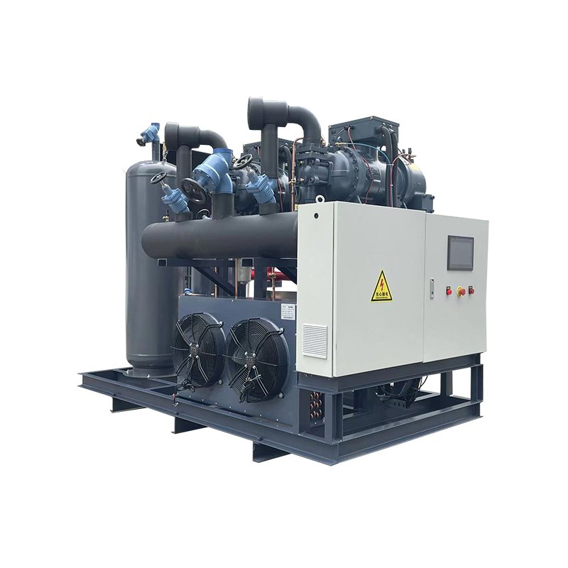 Hanzhong Evaporative Cooling Unit Refrigeration Machine Parts Air Scroll Chiller Screw Parallel Condensing Unit Industrial