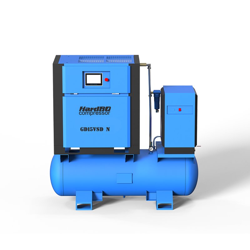 High-Efficiency Four-in-One Laser Cutting Stationary Screw Pump Air Compressor Oil Gas Engine Motor Gear Industrial Compressors