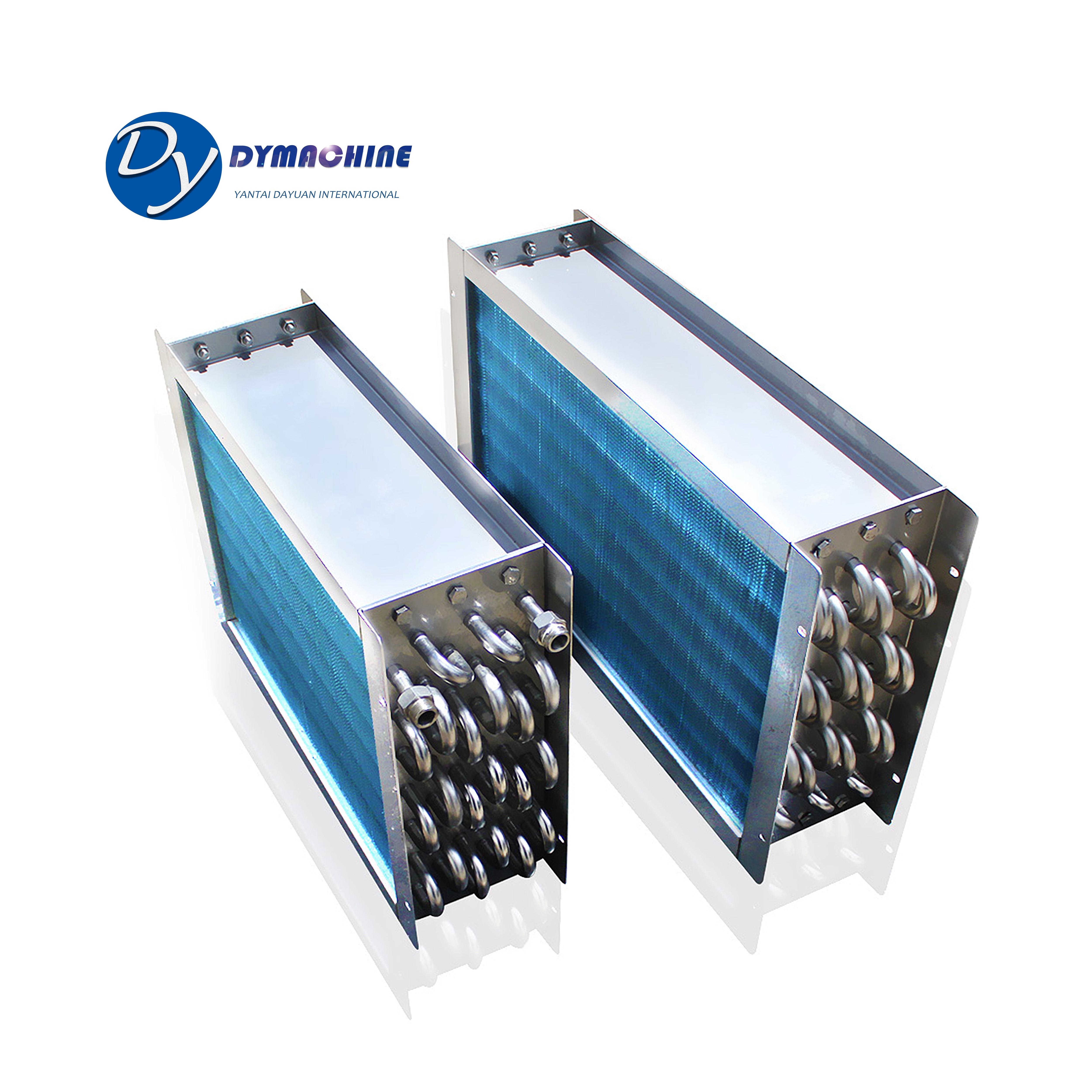 Factory Custom Air Cooled Copper Tube Condenser Heat Exchange Chiller Copper Tube Aluminum Finned Heat Exchanger