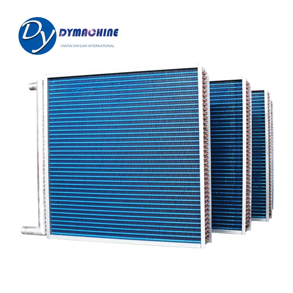 Factory Custom Air Cooled Copper Tube Condenser Heat Exchange Chiller Copper Tube Aluminum Finned Heat Exchanger