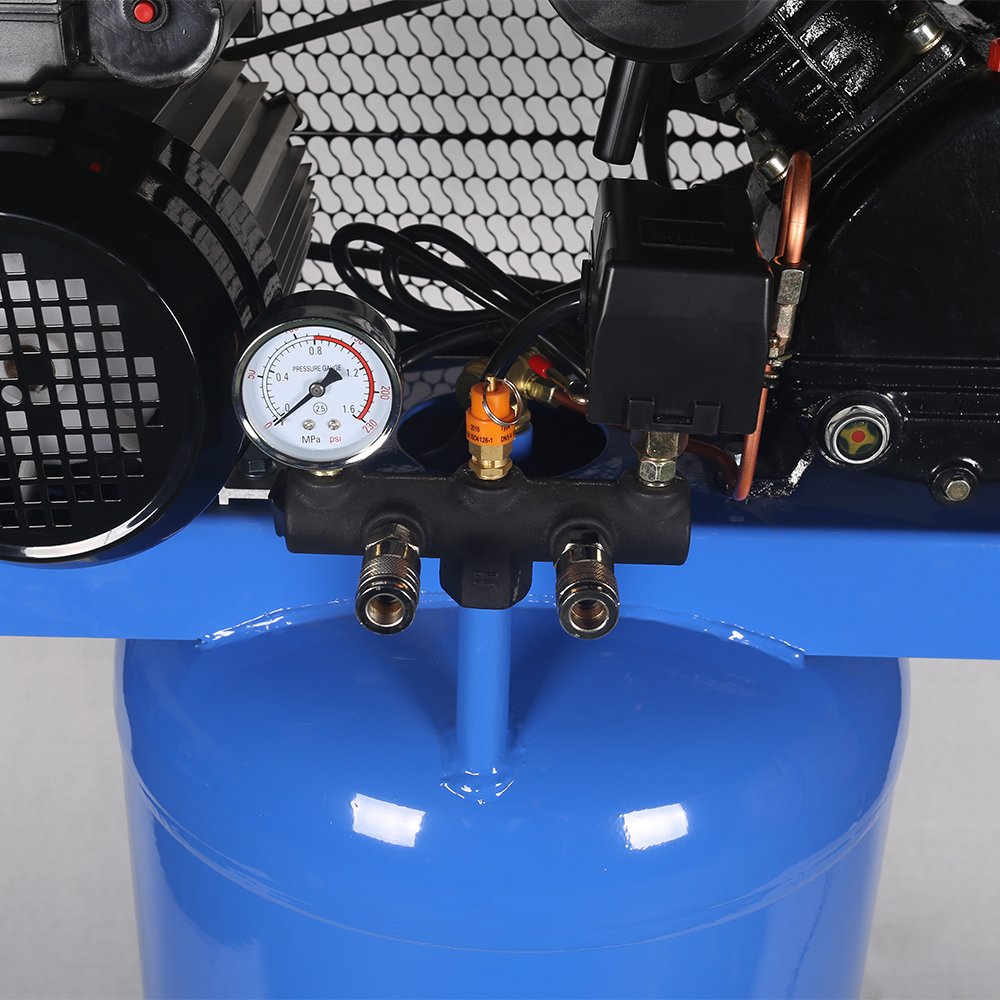 Upright Stand up Vertical Handheld Portable Mobile 3hp Industrial Belt Driven Electric air Compressor