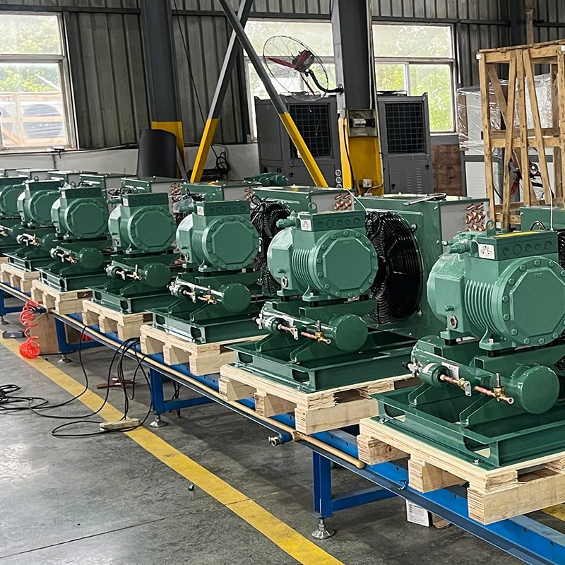 China Refrigerating Compressor Condensing Units Cold Room Blast Freezer Compressor Evaporator Units
