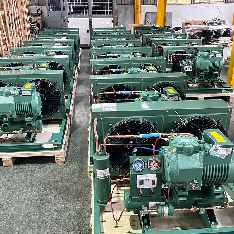 China Refrigerating Compressor Condensing Units Cold Room Blast Freezer Compressor Evaporator Units