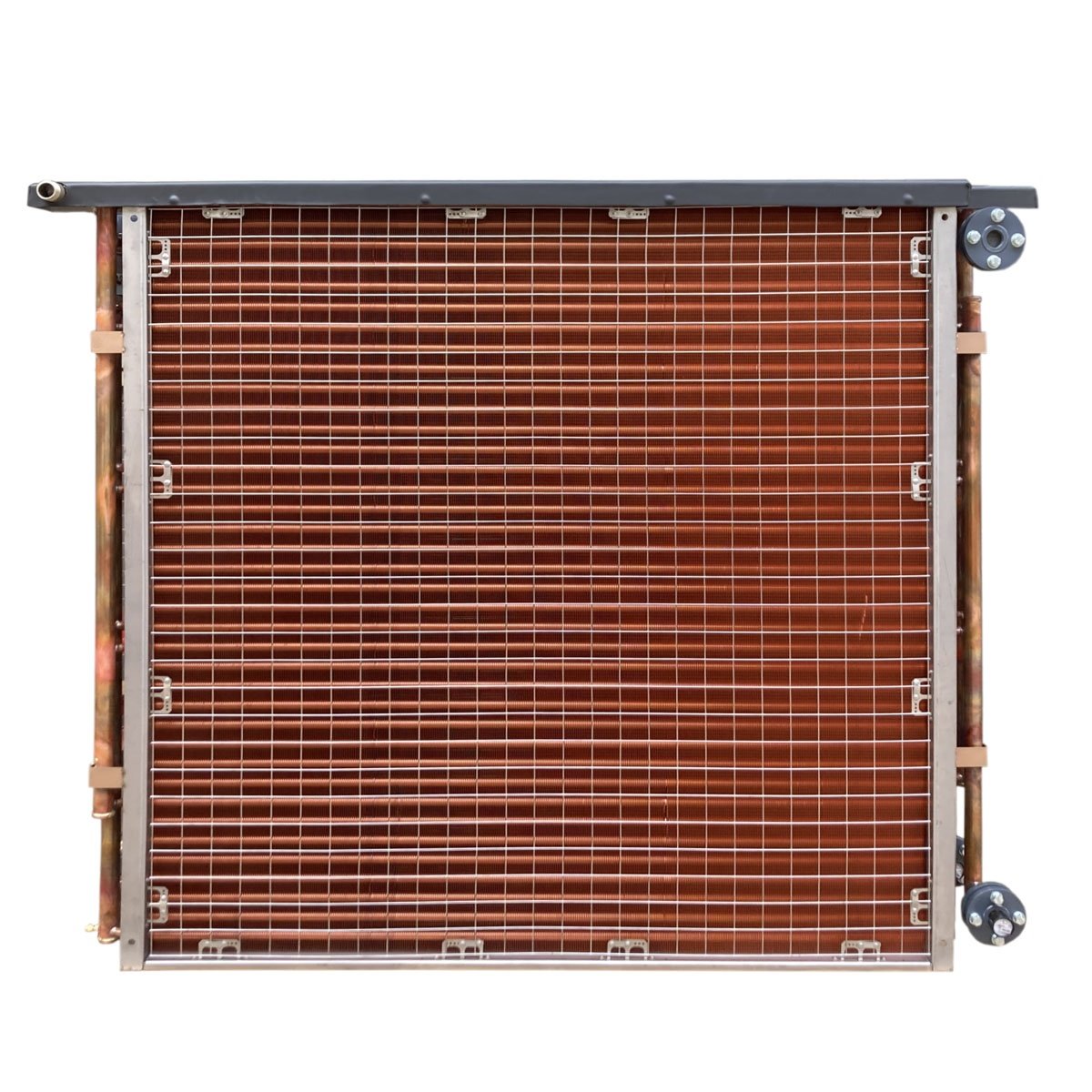 YKF OEM Factory Direct Sales Finned Tube Heat Exchanger Water Cooled Condenser Anti-corrosion and Energy Saving