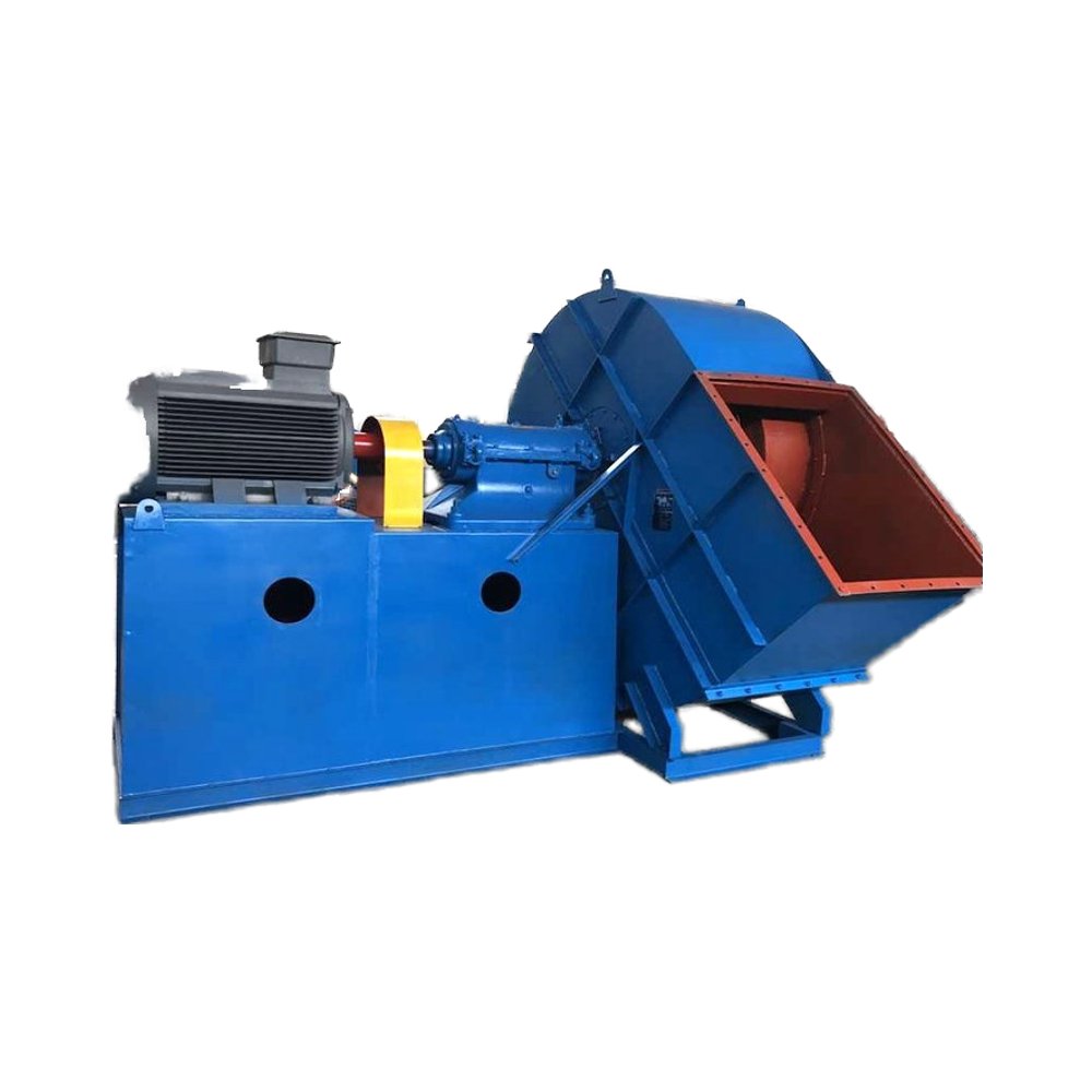 High Temp 300C Resistant Low Noise Induced Draft Centrifugal Blower Fan Refinery Cast Iron Free Standing Exhaust Ventilation
