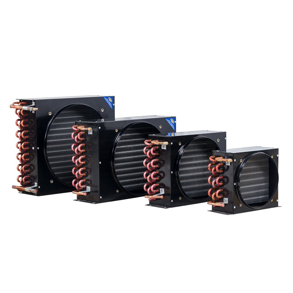 5HP Industrial Cooling Condenser Low Noise & Energy Saving Blue Fin Condenser Factory Customized