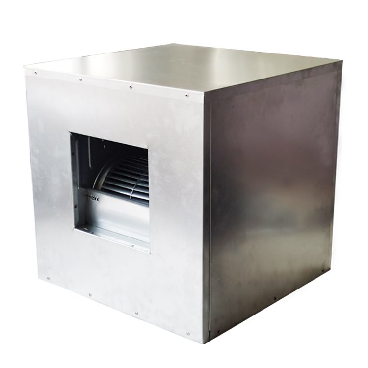 Low Noise Centrifugal Box Blower Fan Built-in AC Motor to Extract or Supply Air for Commercial & Industrial Ventilation 0.25KW