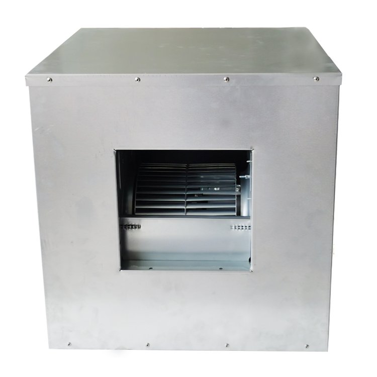 Low Noise Centrifugal Box Blower Fan Built-in AC Motor to Extract or Supply Air for Commercial & Industrial Ventilation 0.25KW