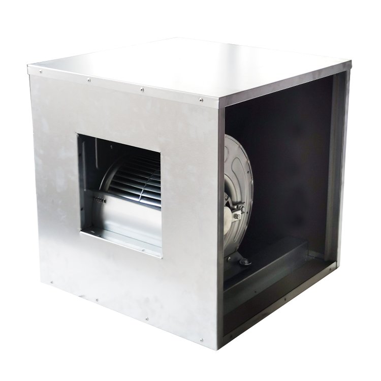 Low Noise Centrifugal Box Blower Fan Built-in AC Motor to Extract or Supply Air for Commercial & Industrial Ventilation 0.25KW