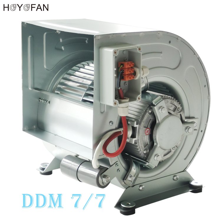 Low Noise Centrifugal Box Blower Fan Built-in AC Motor to Extract or Supply Air for Commercial & Industrial Ventilation 0.25KW