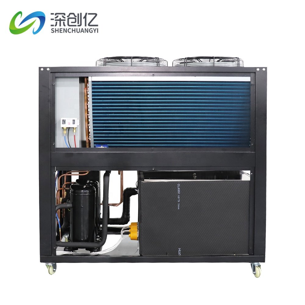 10 hp 30kw 8tons Industrial air Cooled Water Chiller with cnp Water Pump Water Chiller