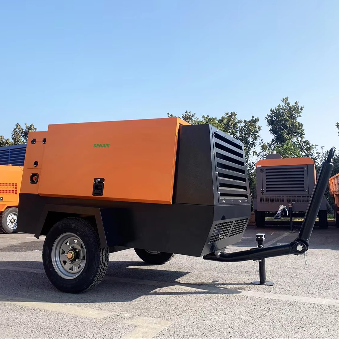 10 Bar Screw Diesel Driven Mobile Air Compressor for Mining