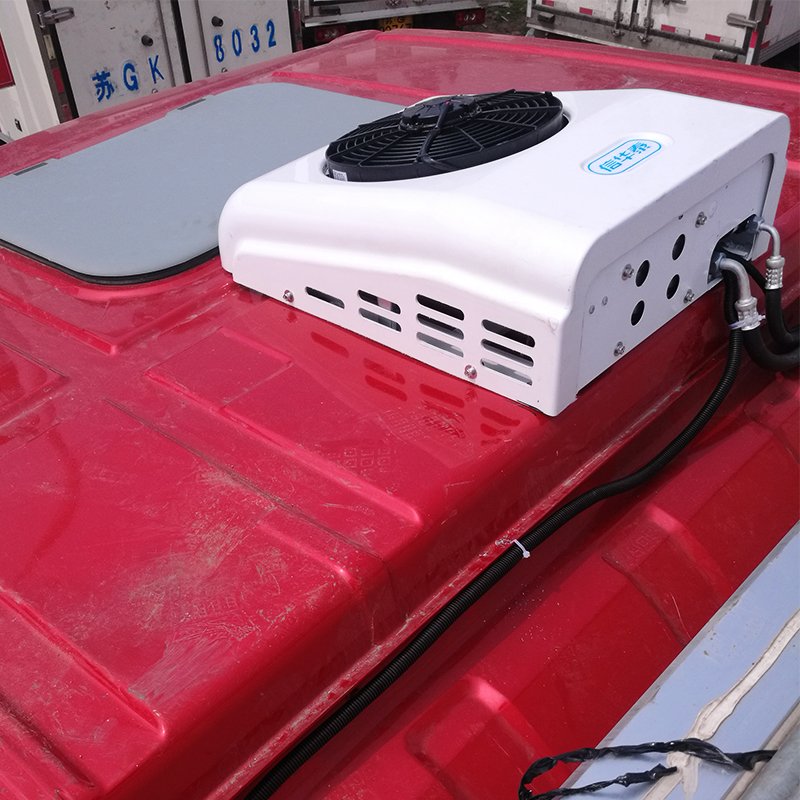 TrustHT New Split Dc Powered 24v Truck air Conditioner Kits Parking Truck Sleeper AC