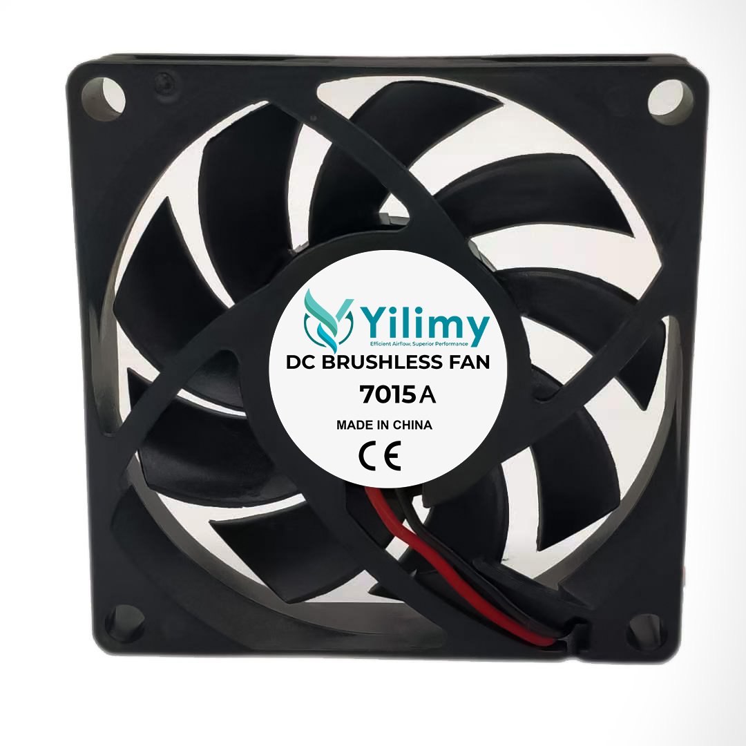 7015A 12V DC Axial BLDC Blower Fan 70mm Car Fan with Plastic Blades OEM & ODM Customizable