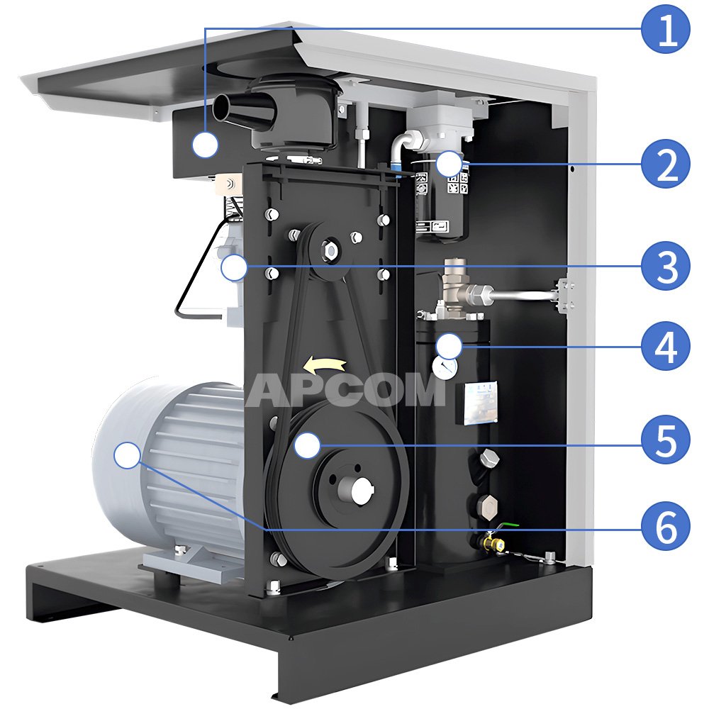 50cfm 11KW 15HP APCOM 15 HP 11 KW 50 Cfm Portable air Compressor