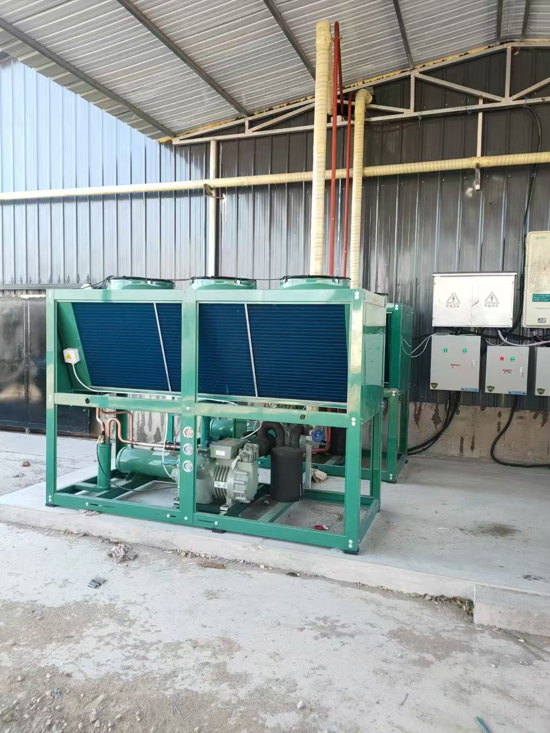 5HP~25HP Bitzer Compressor Unit Air-Cooled Condensing Unit for Cold Chamber Refrigeration High Efficiency Bitzer Compressor