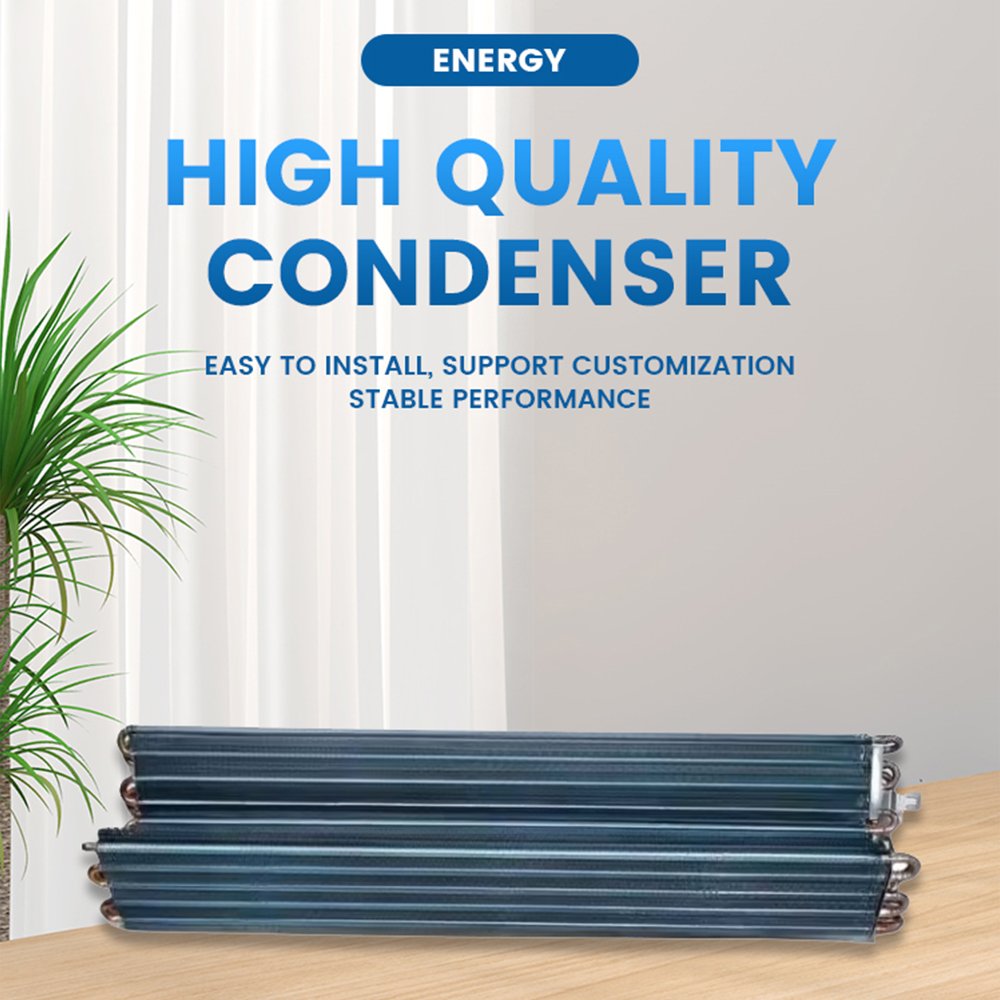 Factory Wholesale Custom Copper Tube Aluminum Fin Aluminum Air Conditioner Condenser