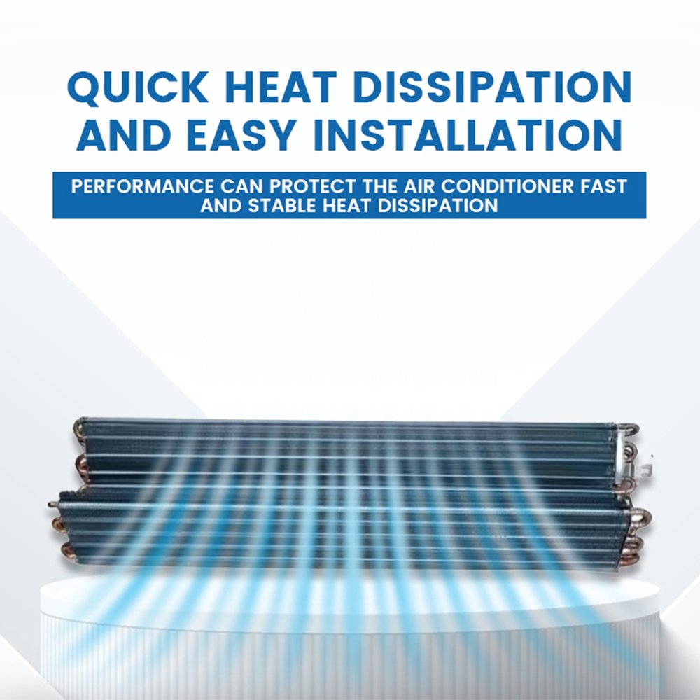 Factory Wholesale Custom Copper Tube Aluminum Fin Aluminum Air Conditioner Condenser